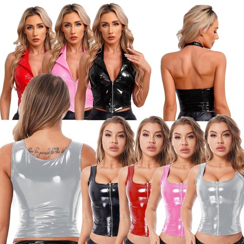 Womens vest backless crop - us,